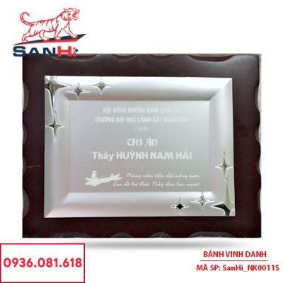 Bảng Vinh Danh Đồng mạ bạc SanHi-NK011S