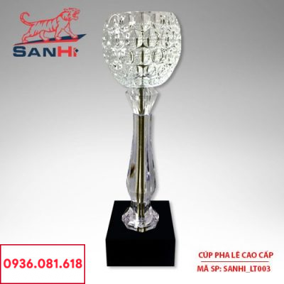 Cúp pha lê chén cao cấp SanHi-LT003