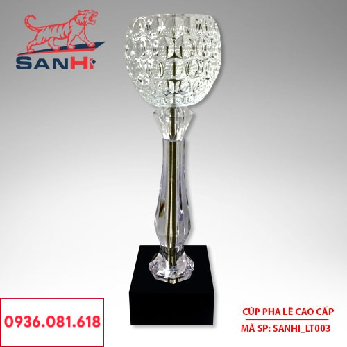 Cúp pha lê chén cao cấp SanHi-LT003